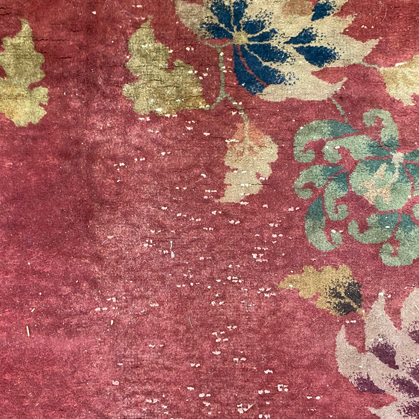 Chinese Art Deco Rug, 4' 1 x 5' 9 Vintage Pink - Jessie's Oriental Rugs