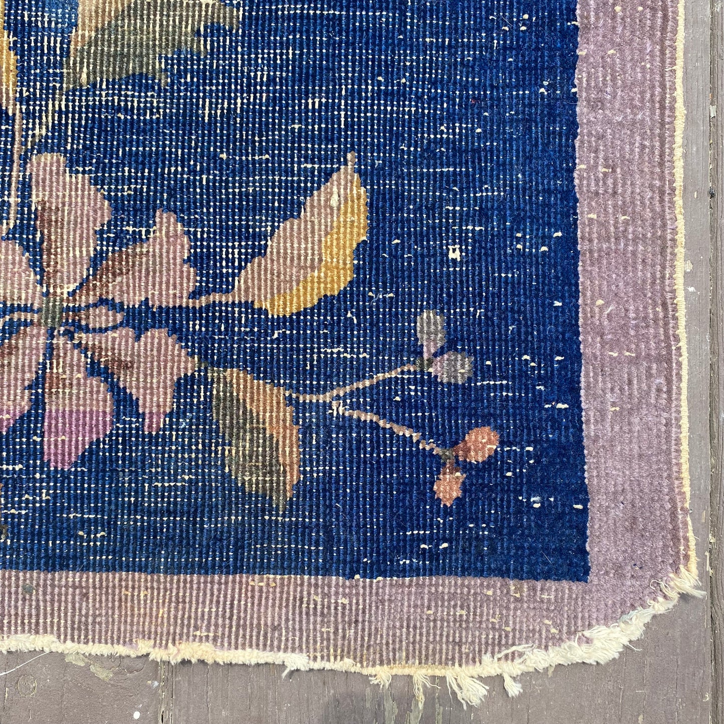 Vintage Rug, 2' 1 x 2' 11 Blue