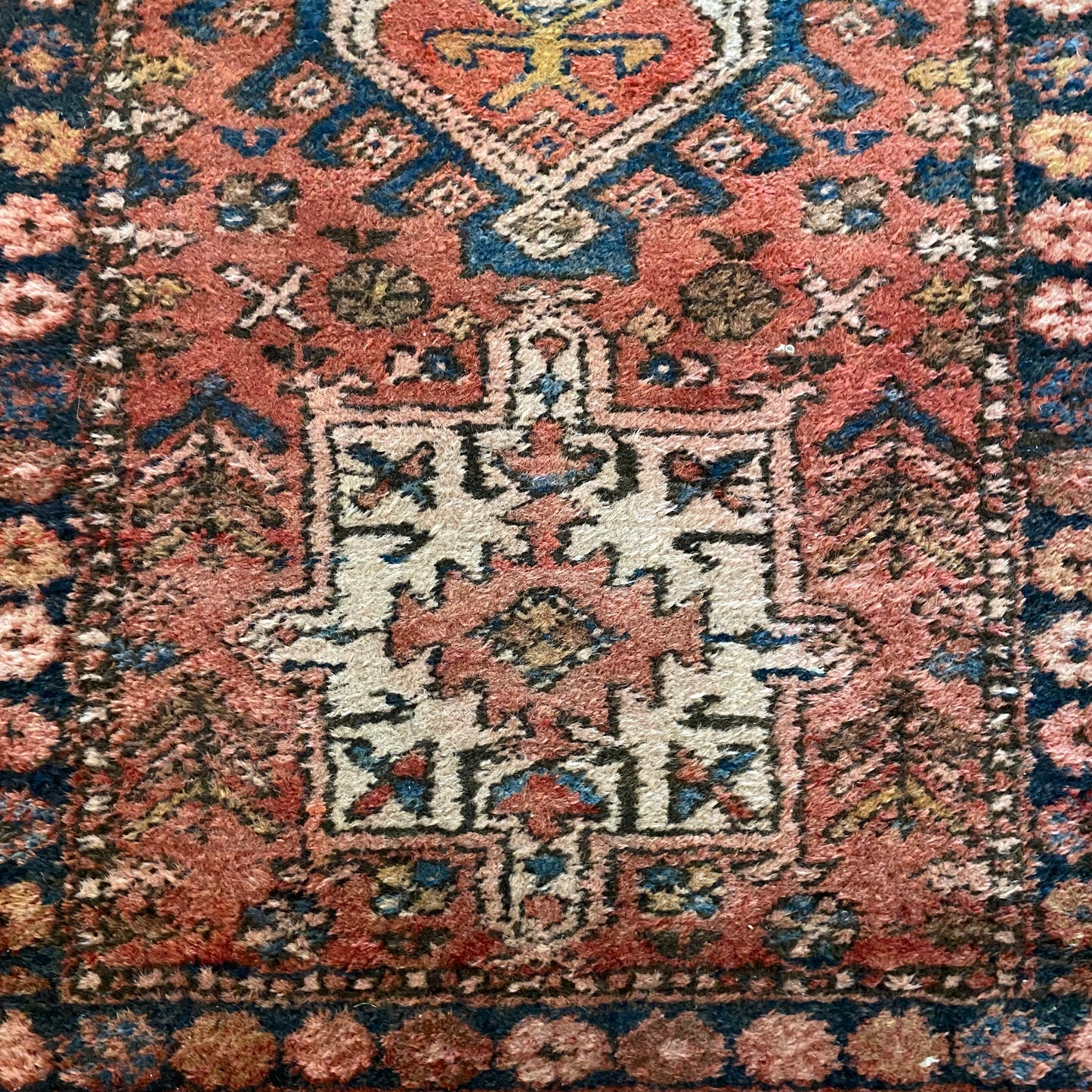 Vintage Rug, 2' 2 x 4' Red