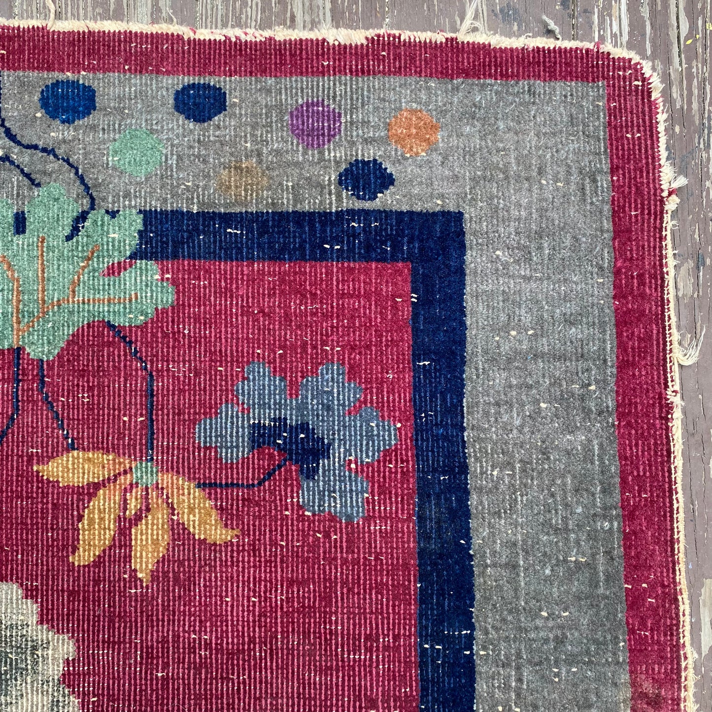 Vintage Rug, 2' 8 x 4' 11 Magenta