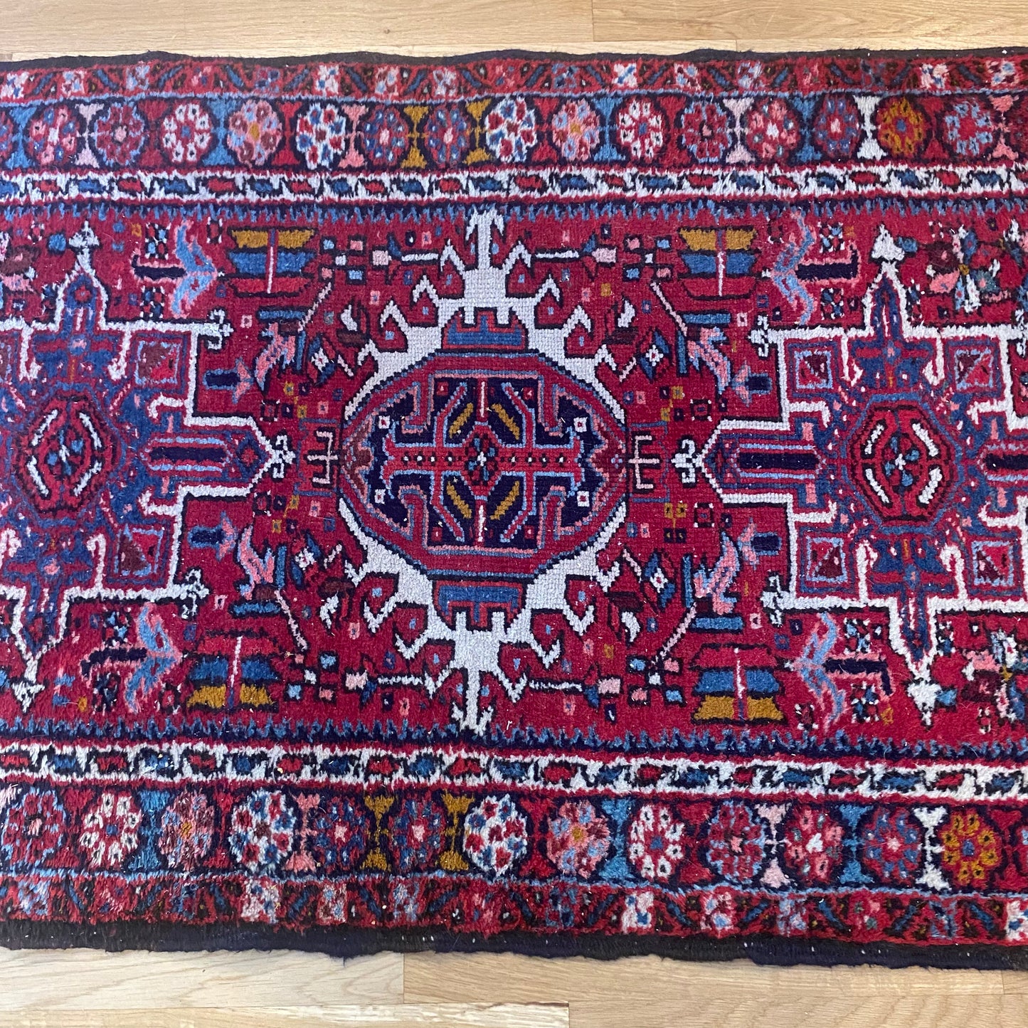 Vintage Rug, 2' 6 x 4' 5 Red