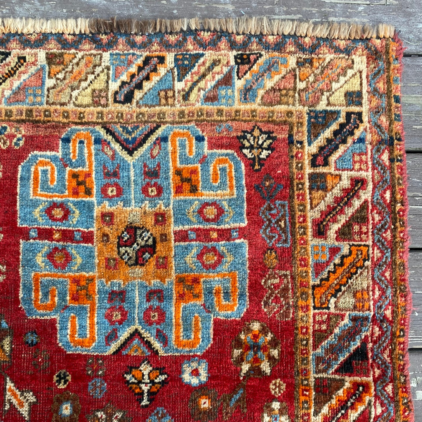Vintage Rug, 5' 1 x 7' 8 Red