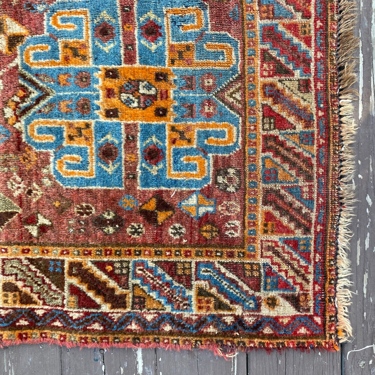 Vintage Rug, 5' 1 x 7' 8 Red