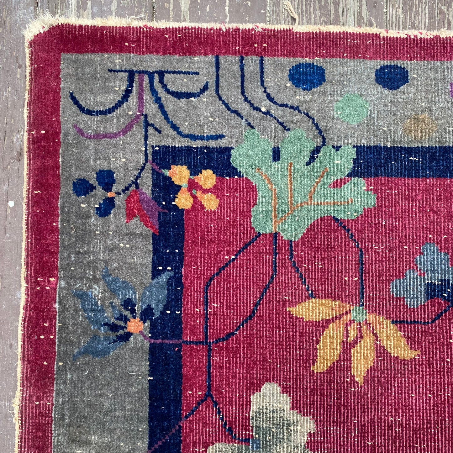 Vintage Rug, 2' 8 x 4' 11 Magenta