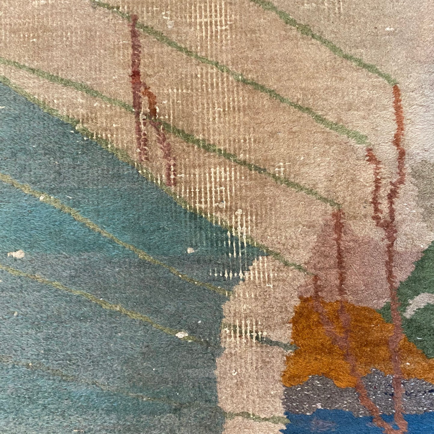 Vintage Rug, 2' 6 x 4' 7 Cream