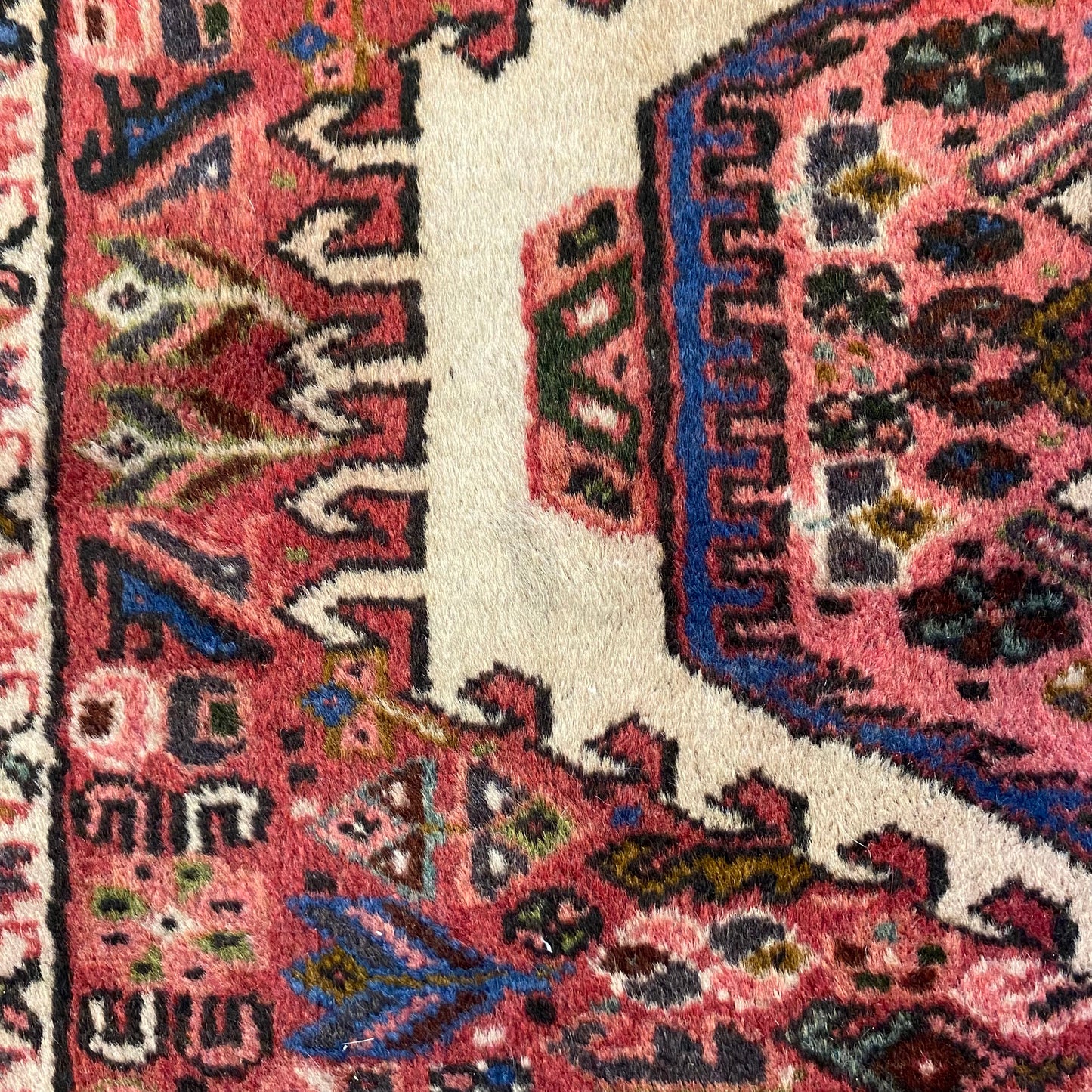 Vintage Rug, 3' 7 x 5' 1 Red