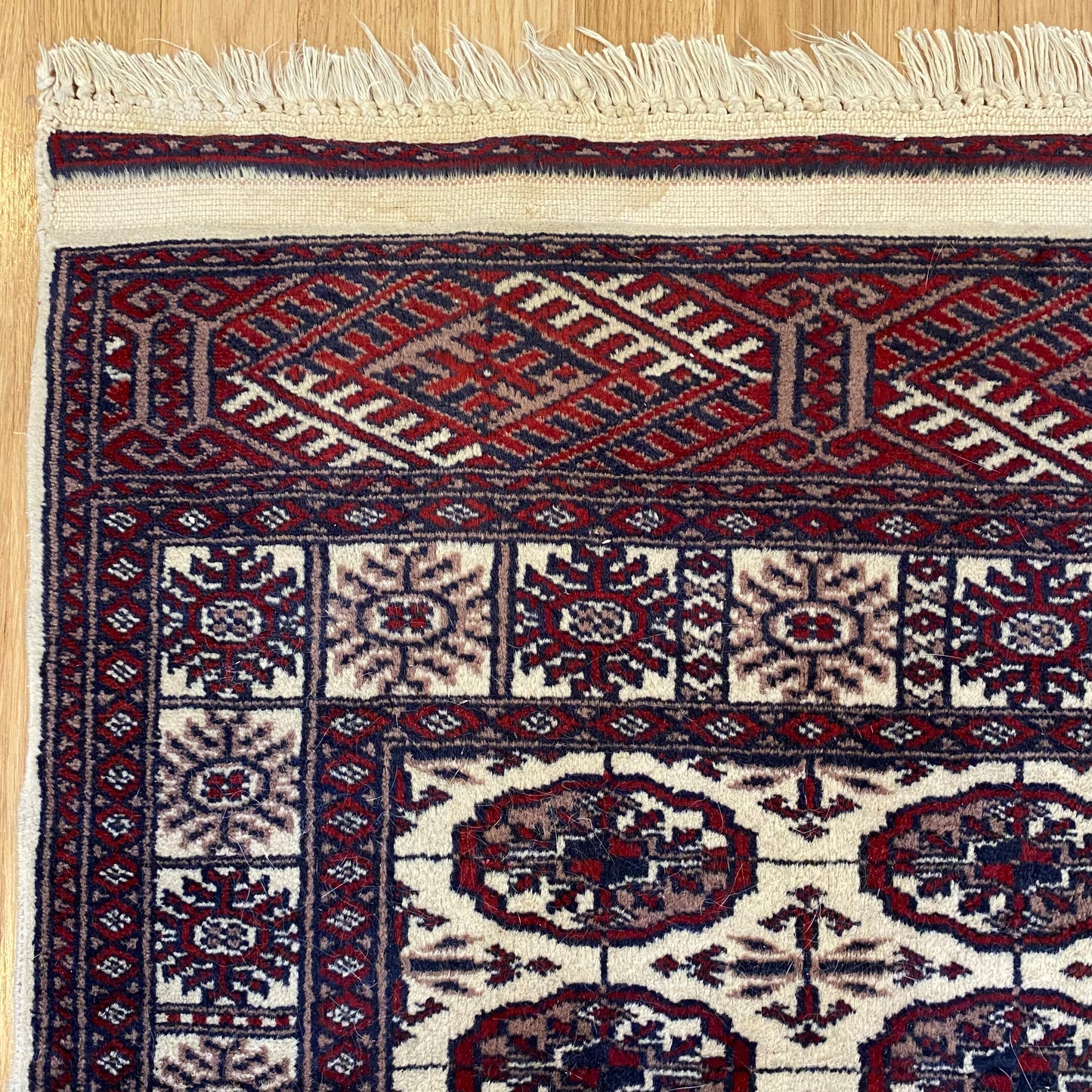 Vintage Rug, 2' 2 x 3' 9 White