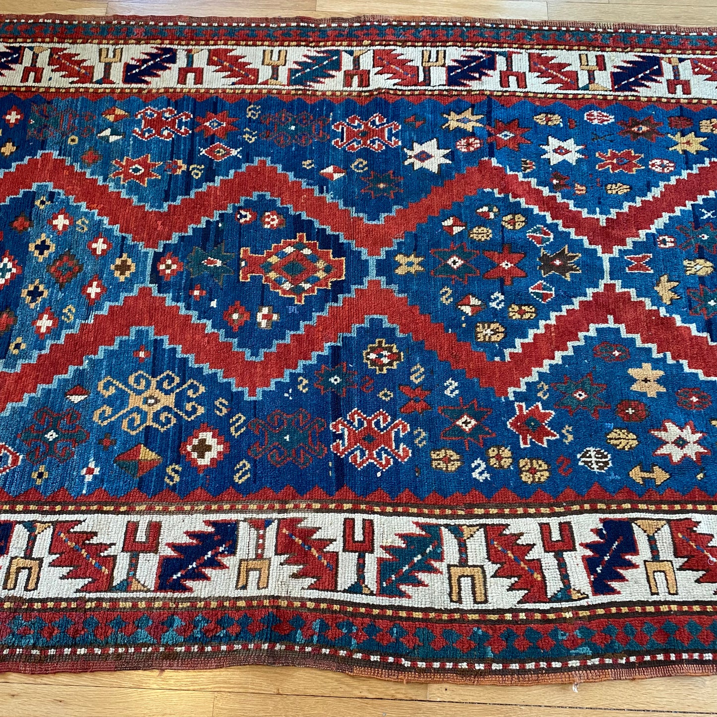 Vintage Rug, 4' 6 x 7' 10 Blue