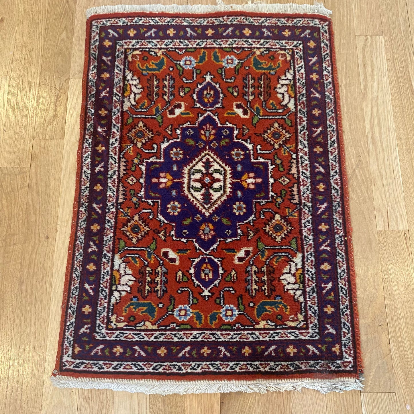 Vintage Rug, 1' 8 x 2' 5 Red