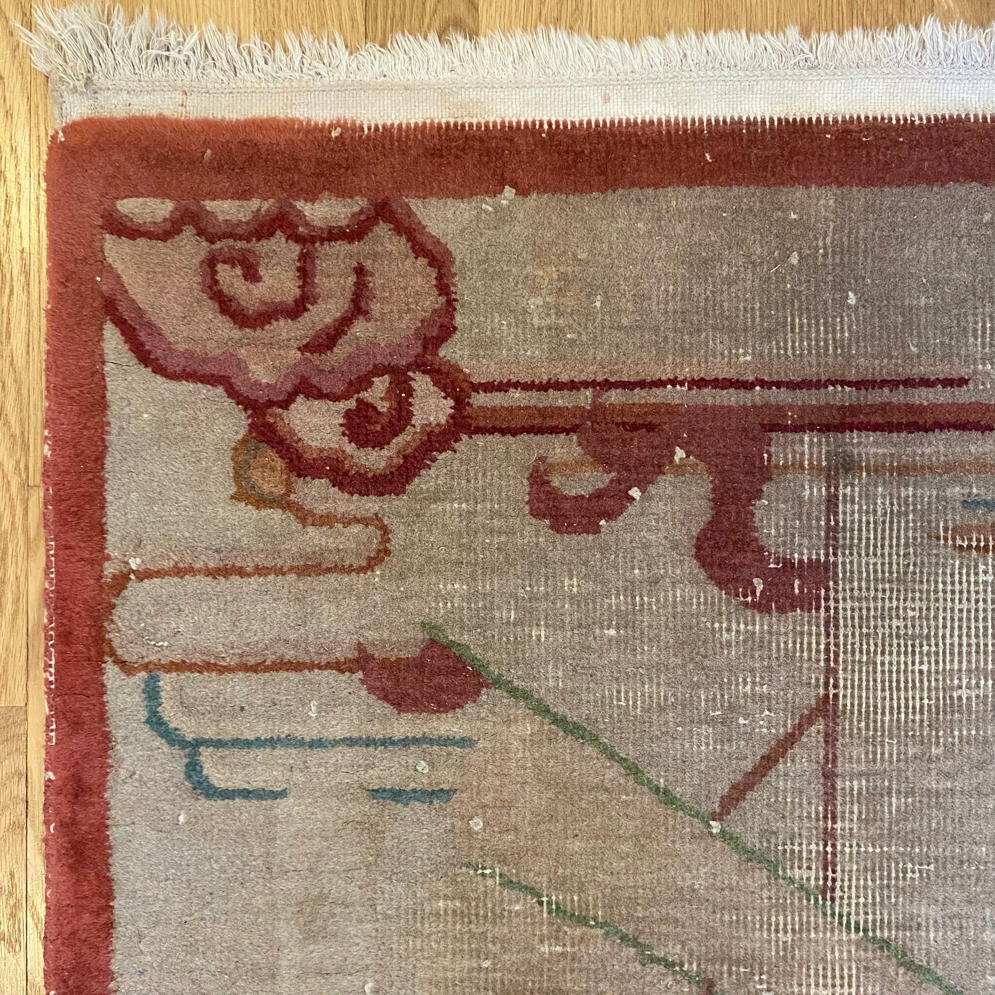 Vintage Rug, 2' 6 x 4' 7 Cream