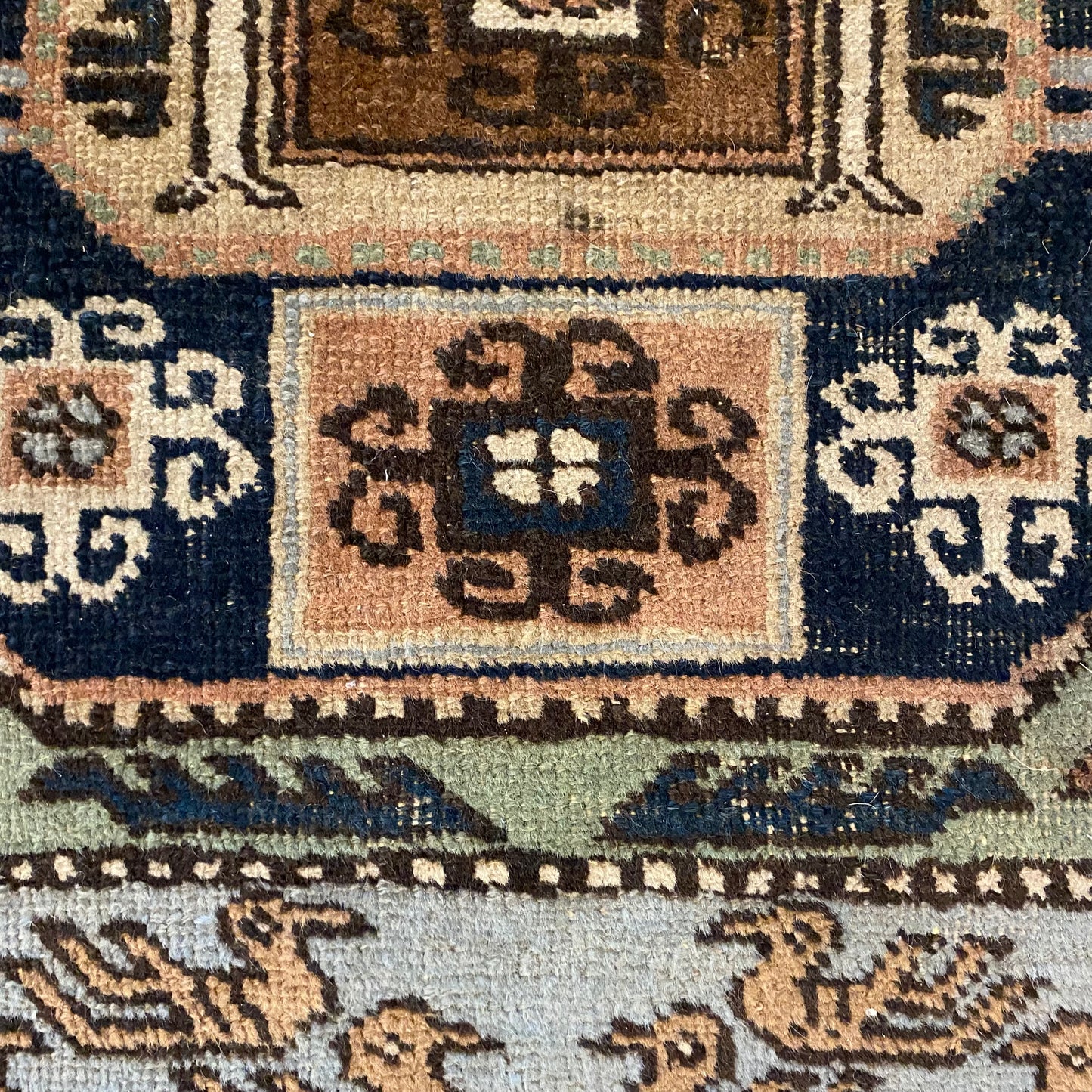 Vintage Rug, 2' 5 x 3' 10 Green