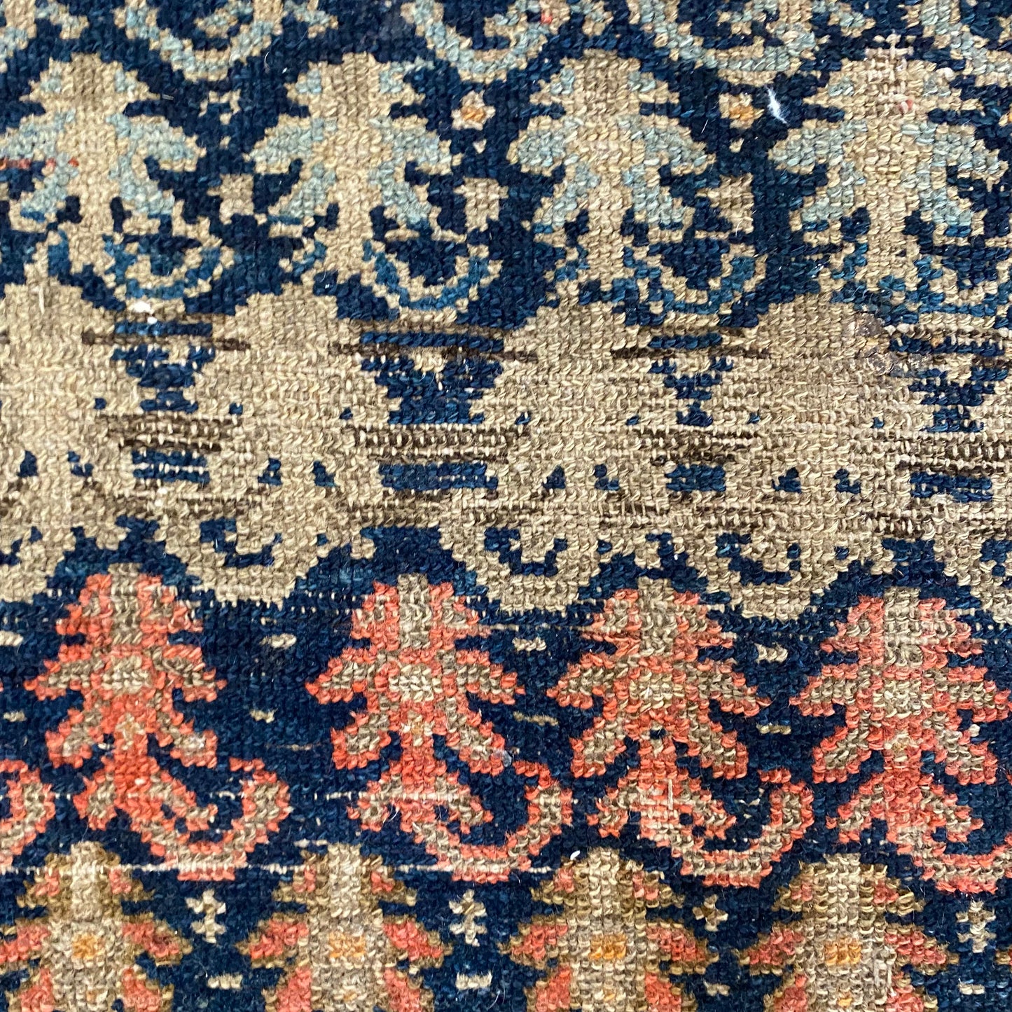 Antique Rug, 4' x 6' 4 Blue