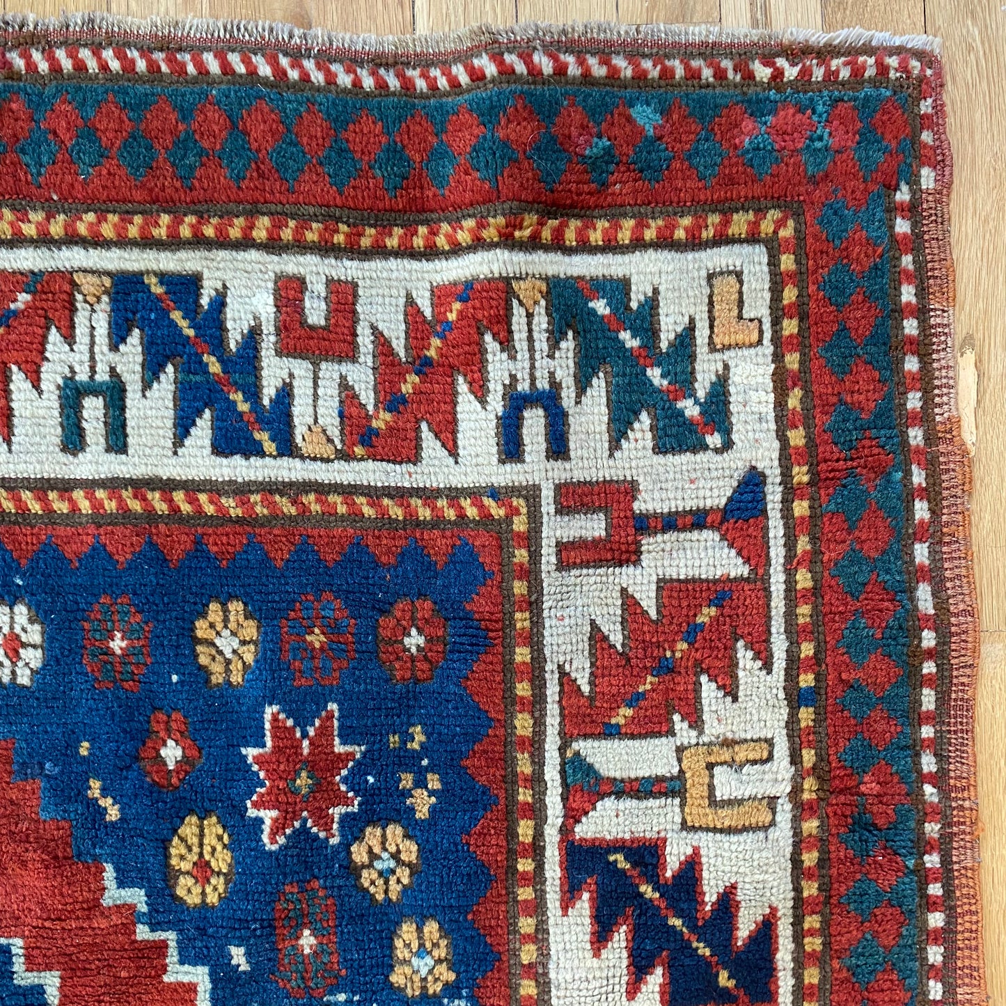 Vintage Rug, 4' 6 x 7' 10 Blue