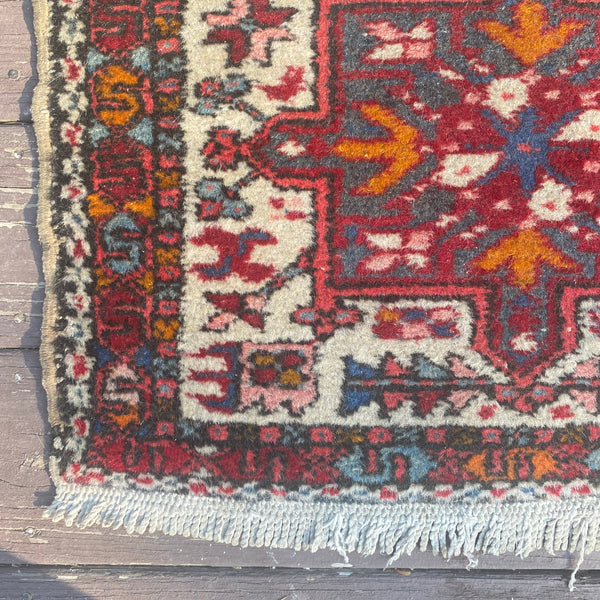 Vintage Rug, 1' 11 x 5' 7 White
