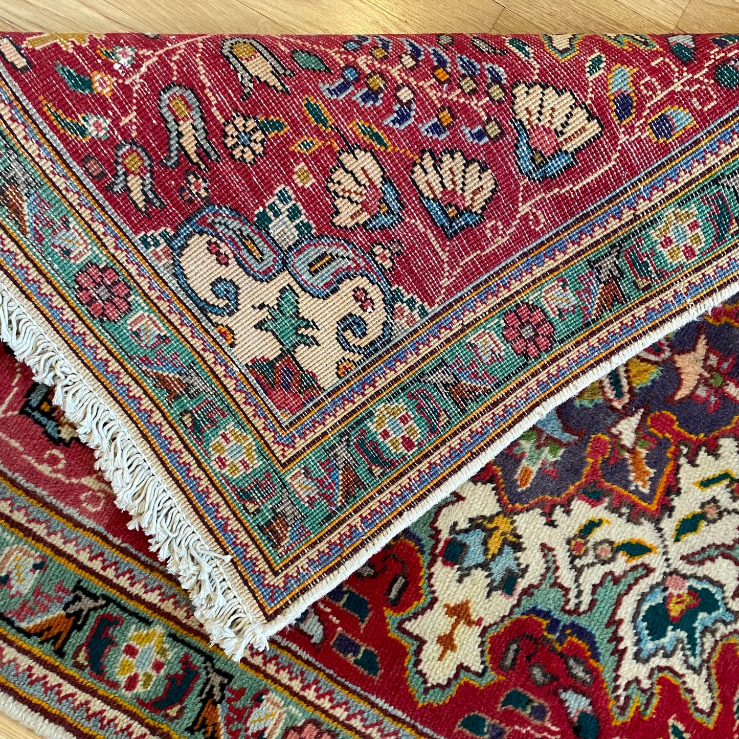 Vintage Rug, 3' 1 x 4' 9 Red