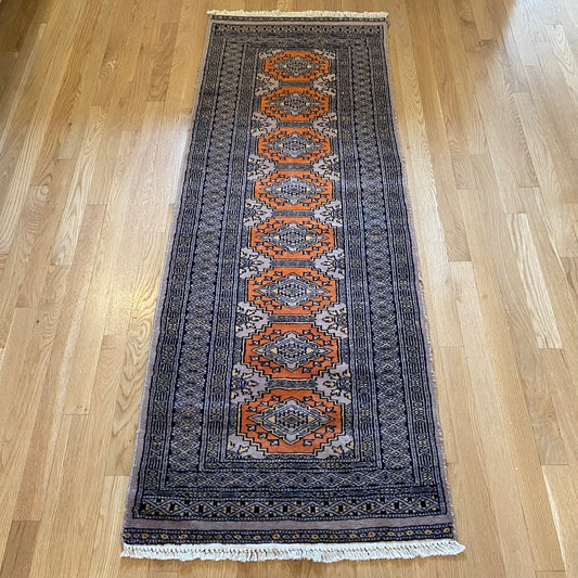 Vintage Rug, 2' 2 x 5' 10 Orange