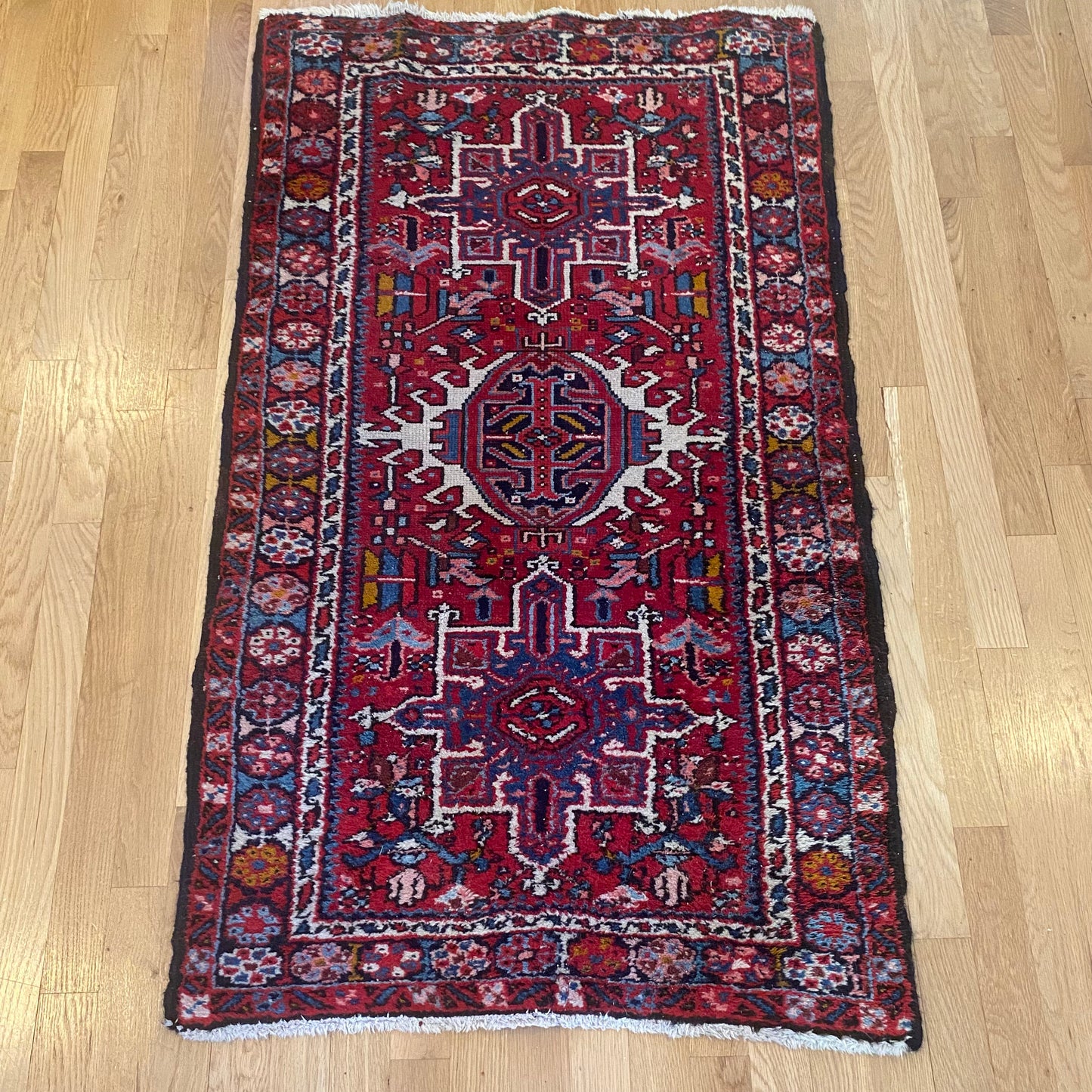 Vintage Rug, 2' 6 x 4' 5 Red