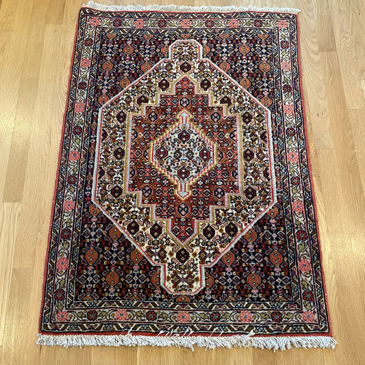 Vintage Rug, 2' 6 x 3' 7 Blue