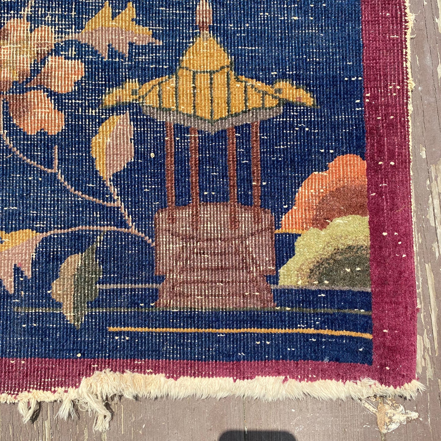 Vintage Rug, 2' 7 x 4' 6 Blue