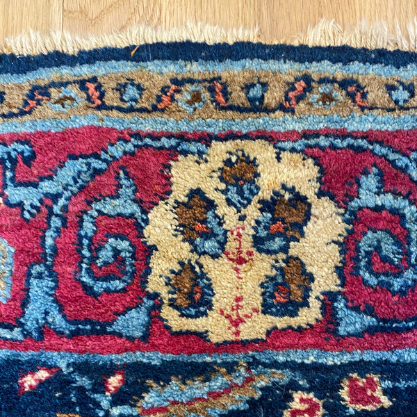 Vintage Rug, 2' 11 x 5' Blue