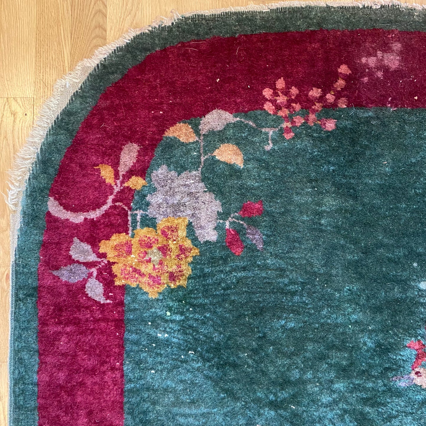 Vintage Rug, 3' 6 x 5' 10 Green