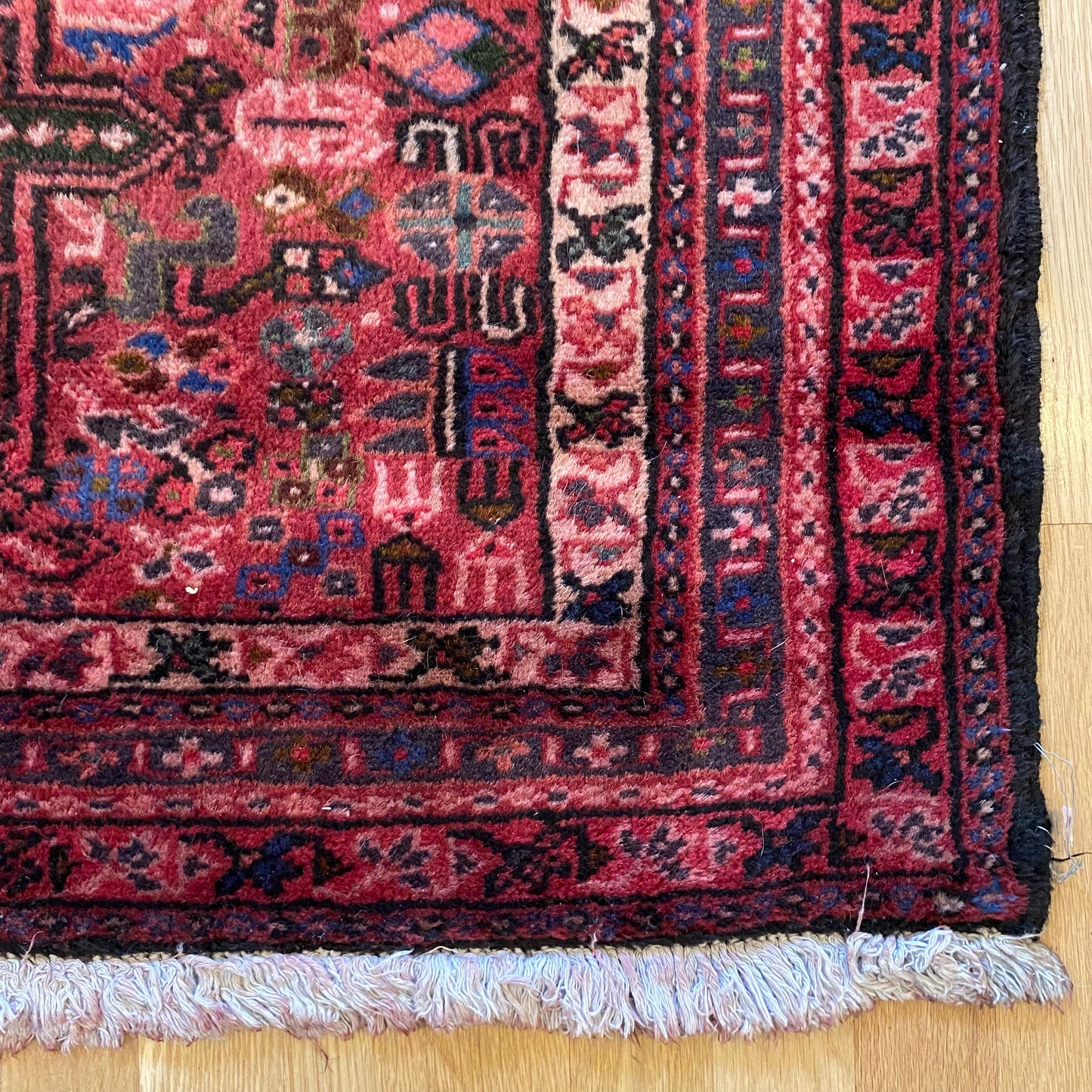 Vintage Rug, 3' 7 x 5' 1 Red