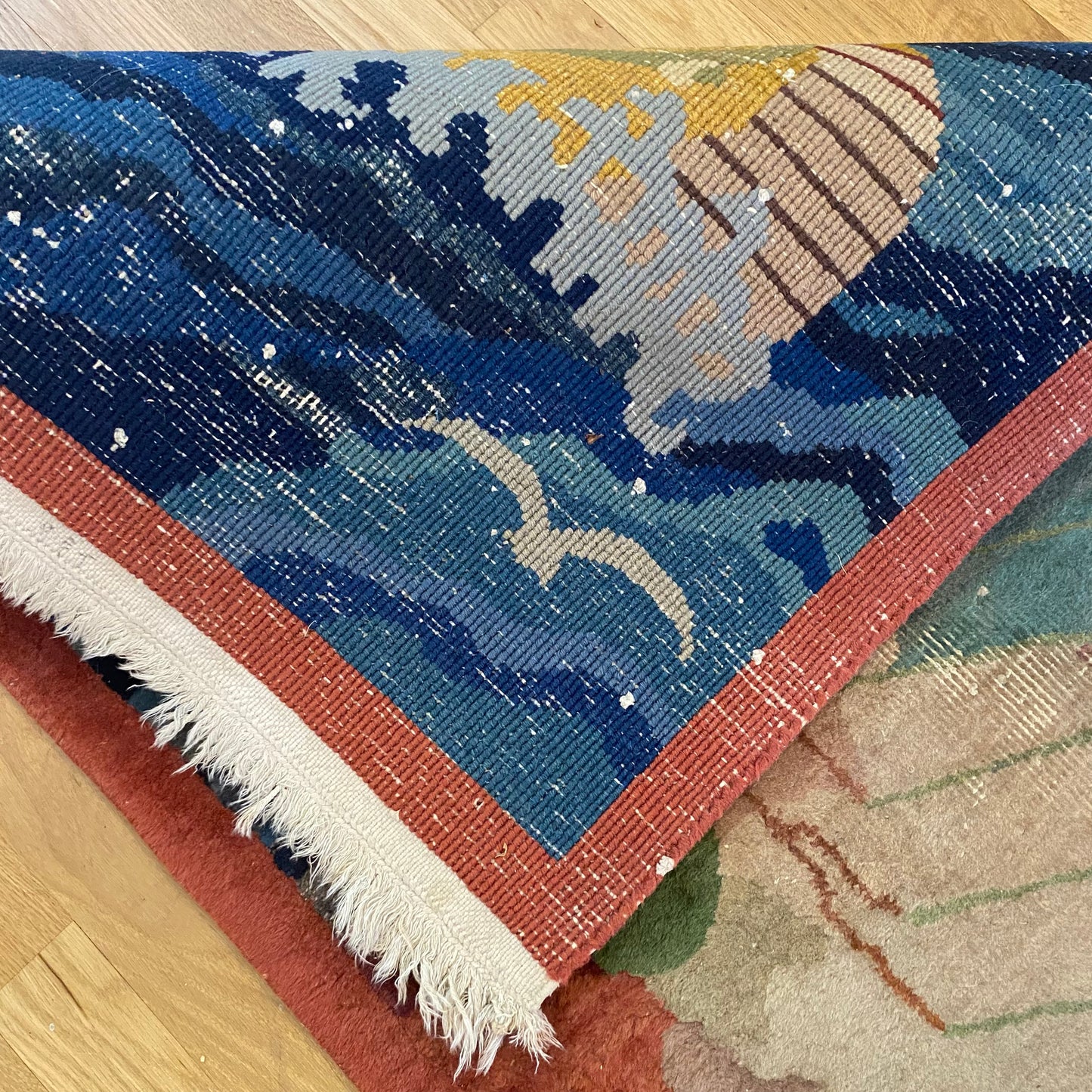 Vintage Rug, 2' 6 x 4' 7 Cream