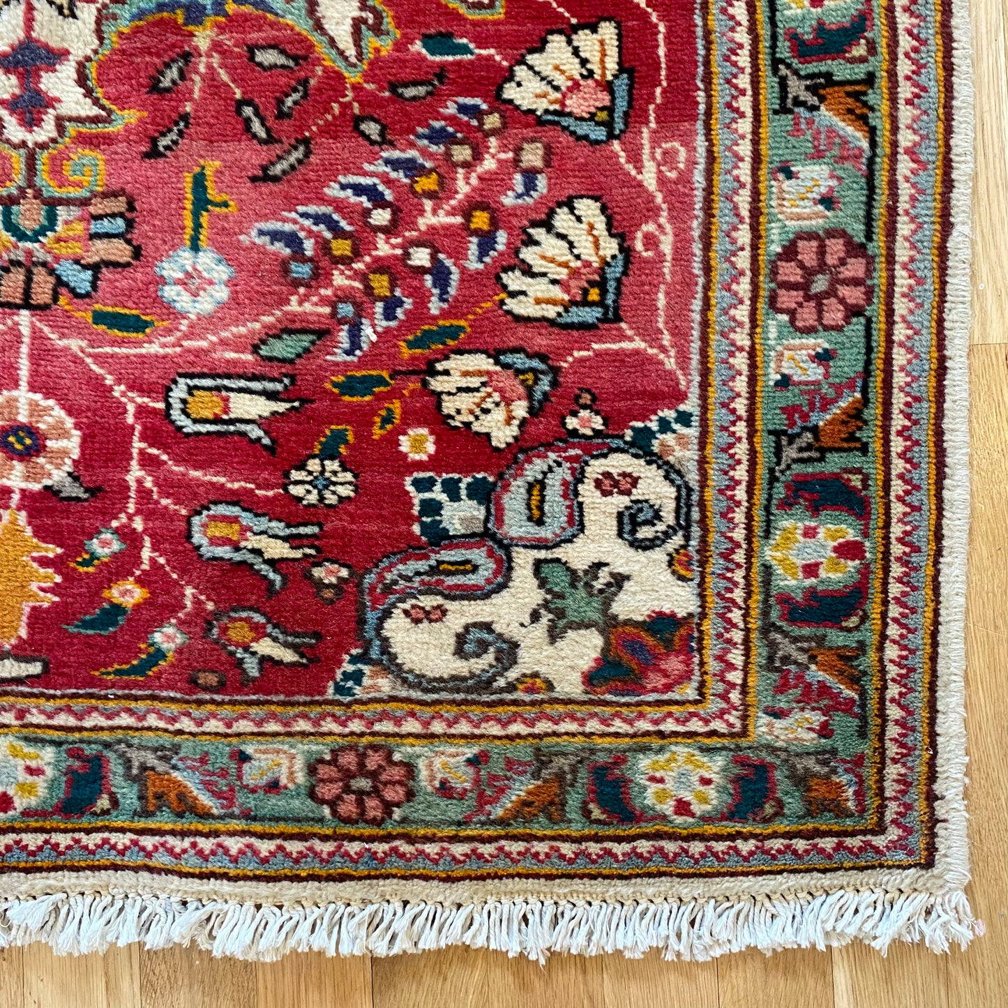 Vintage Rug, 3' 1 x 4' 9 Red