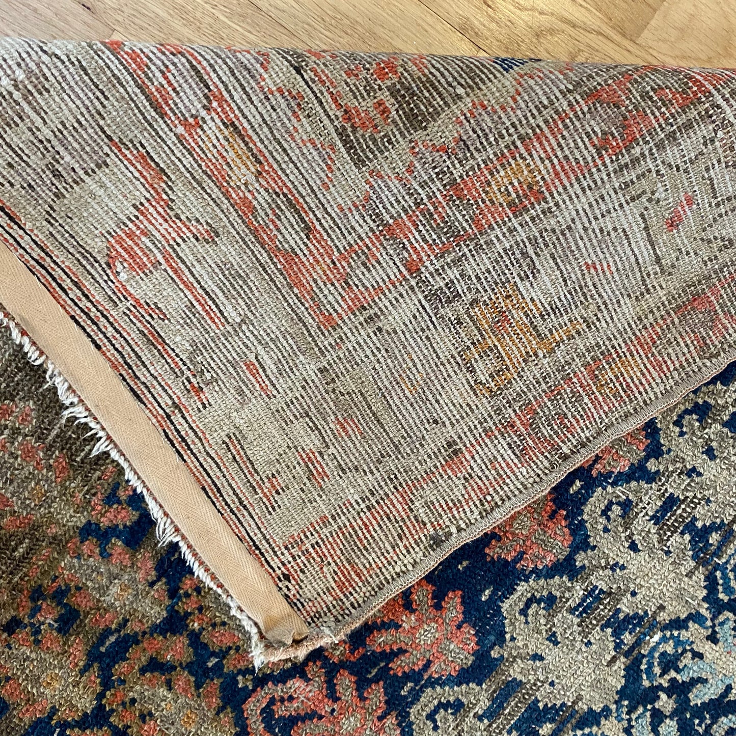 Antique Rug, 4' x 6' 4 Blue