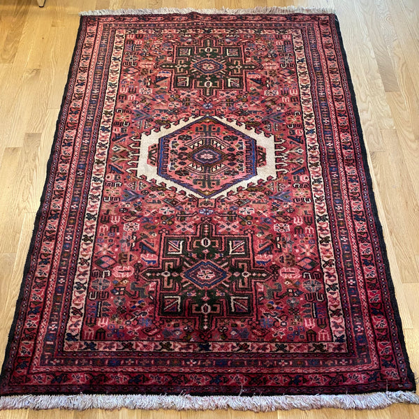 Vintage Rug, 3' 7 x 5' 1 Red