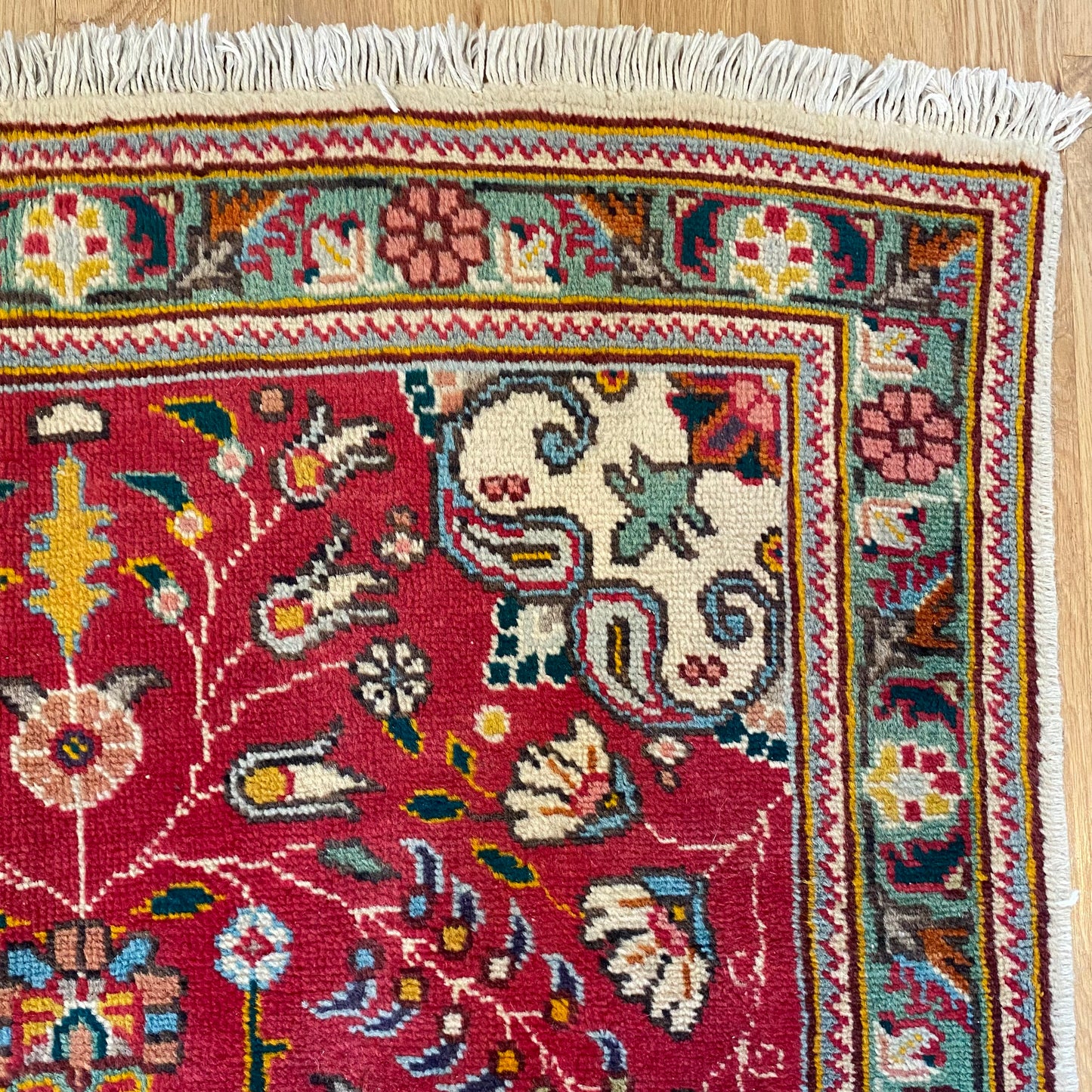 Vintage Rug, 3' 1 x 4' 9 Red