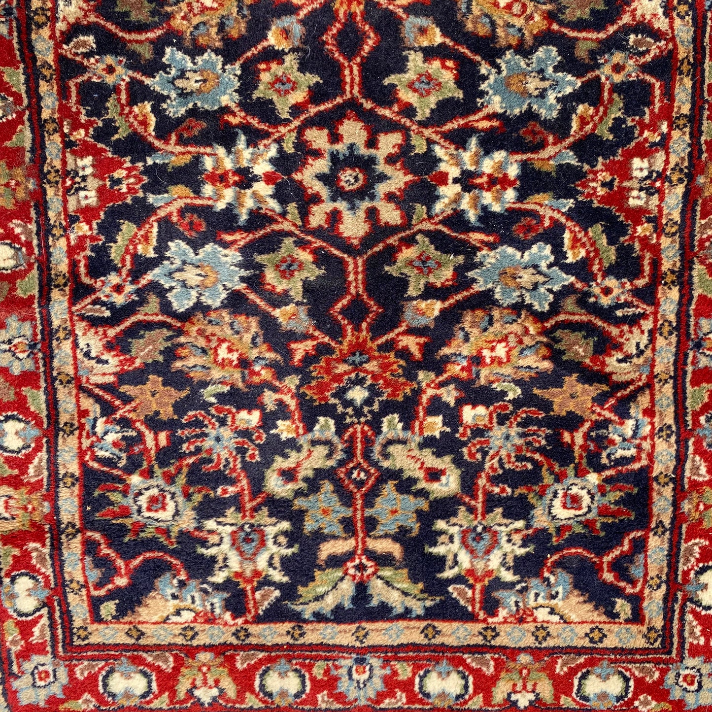 Vintage Rug, 2' 3 x 3' 3 Blue