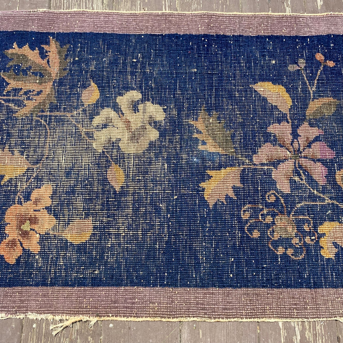 Vintage Rug, 2' 1 x 2' 11 Blue