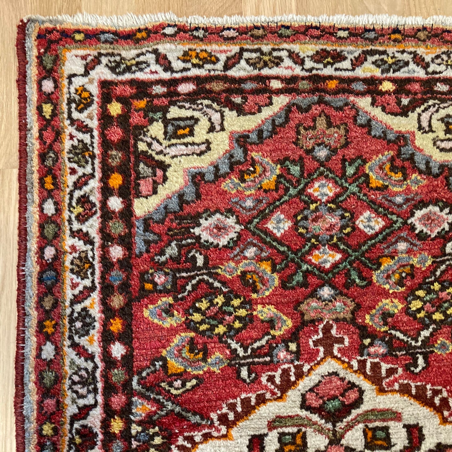 Vintage Rug, 2' x 3' Red