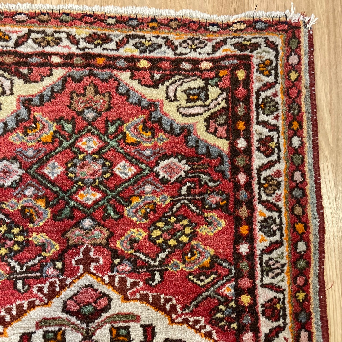 Vintage Rug, 2' x 3' Red