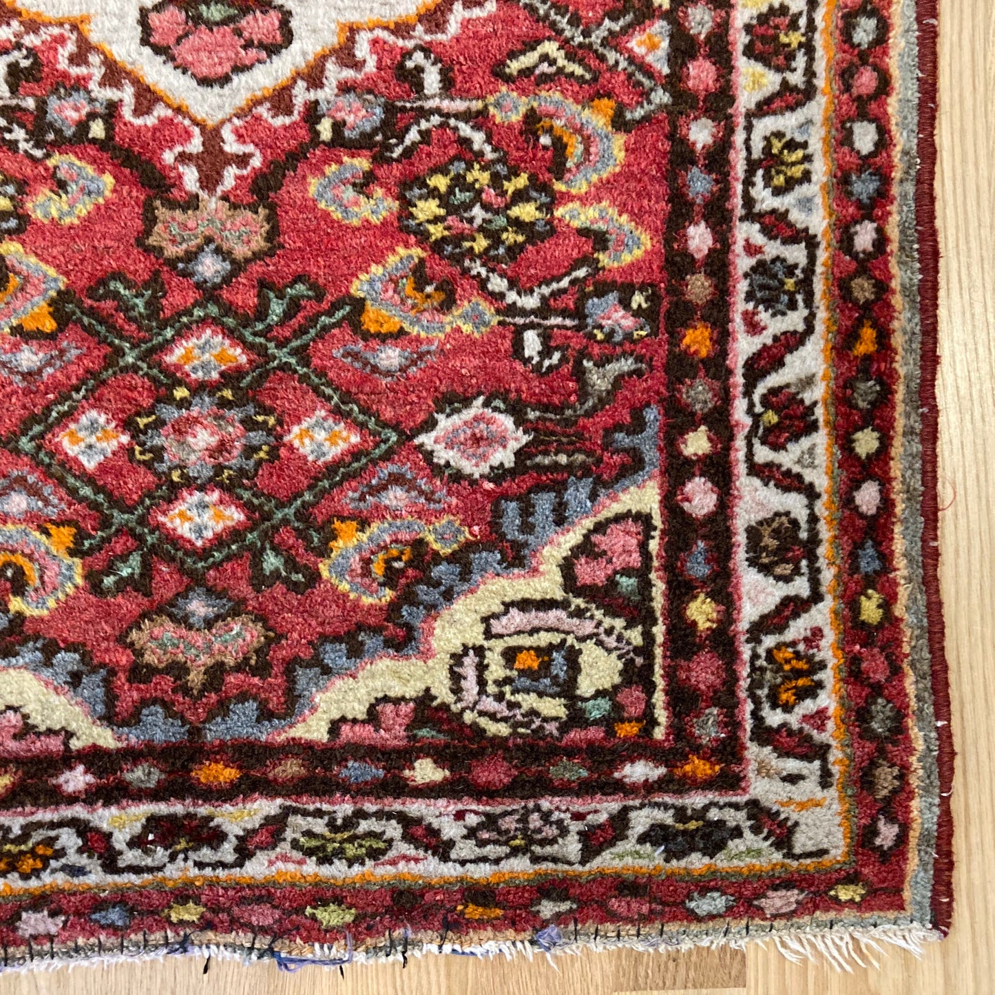 Vintage Rug, 2' x 3' Red