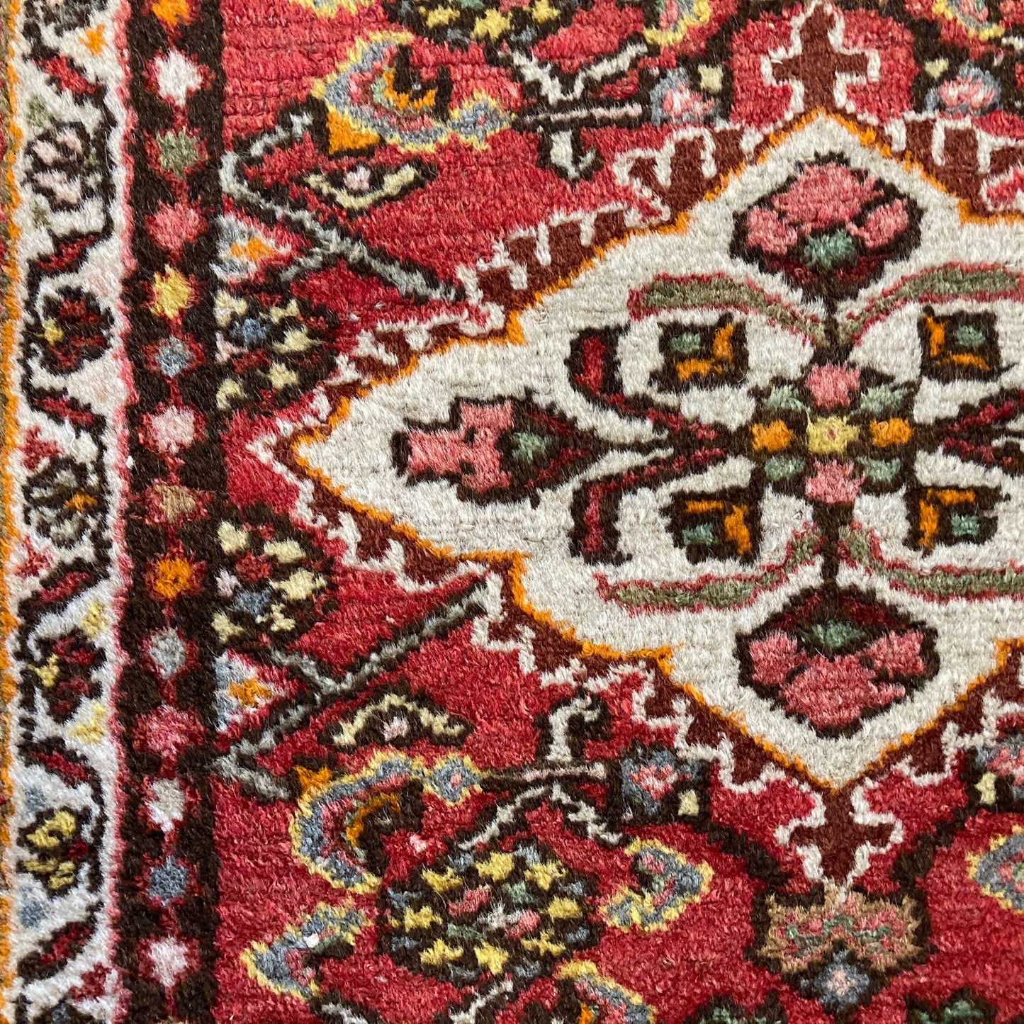 Vintage Rug, 2' x 3' Red