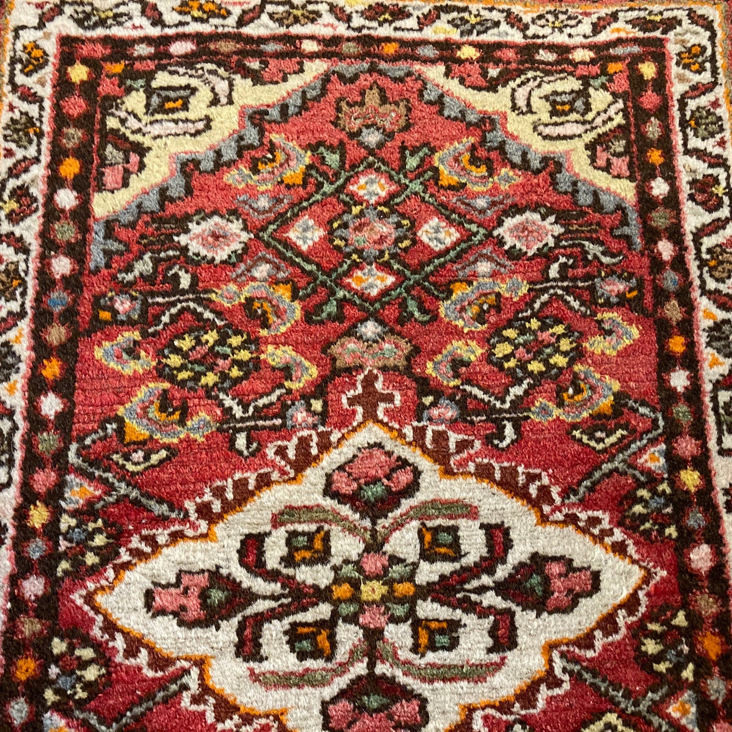 Vintage Rug, 2' x 3' Red