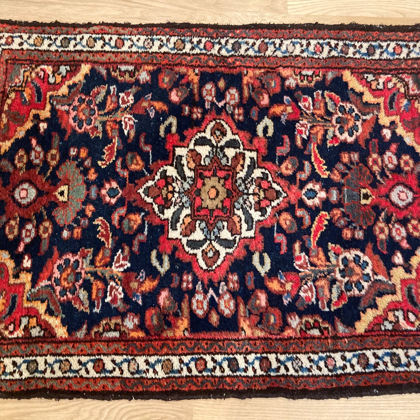 Vintage Rug, 2' 2 x 3' Blue
