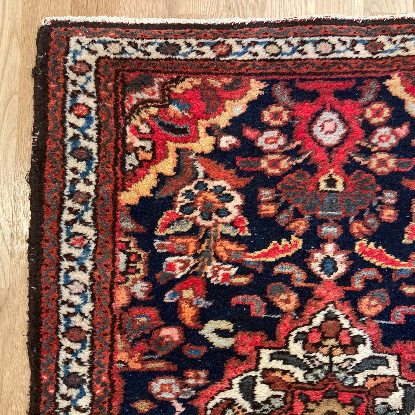 Vintage Rug, 2' 2 x 3' Blue