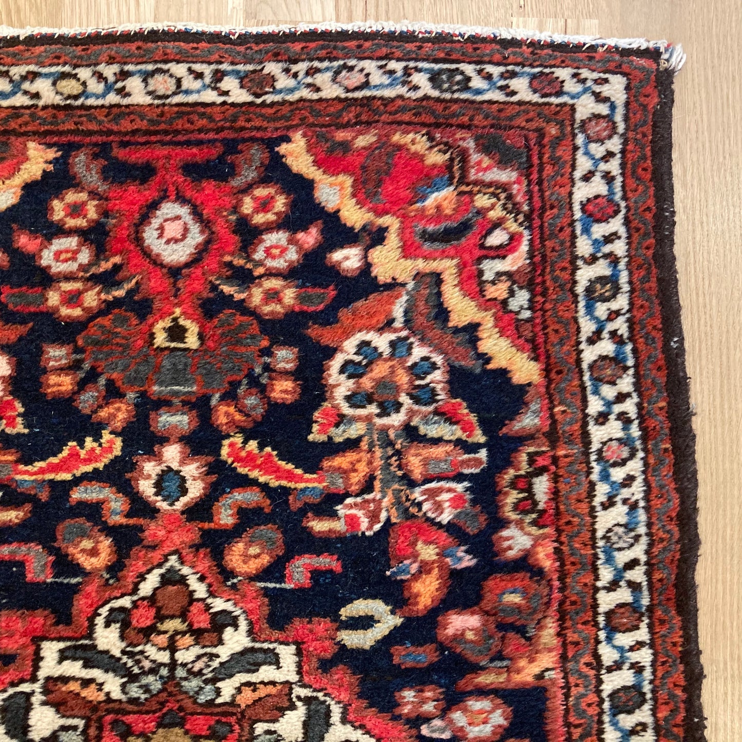 Vintage Rug, 2' 2 x 3' Blue