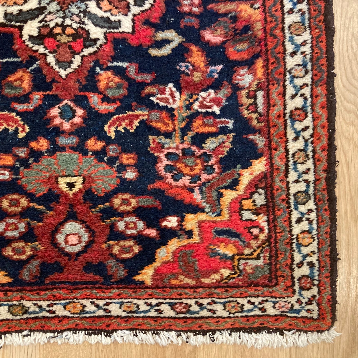 Vintage Rug, 2' 2 x 3' Blue