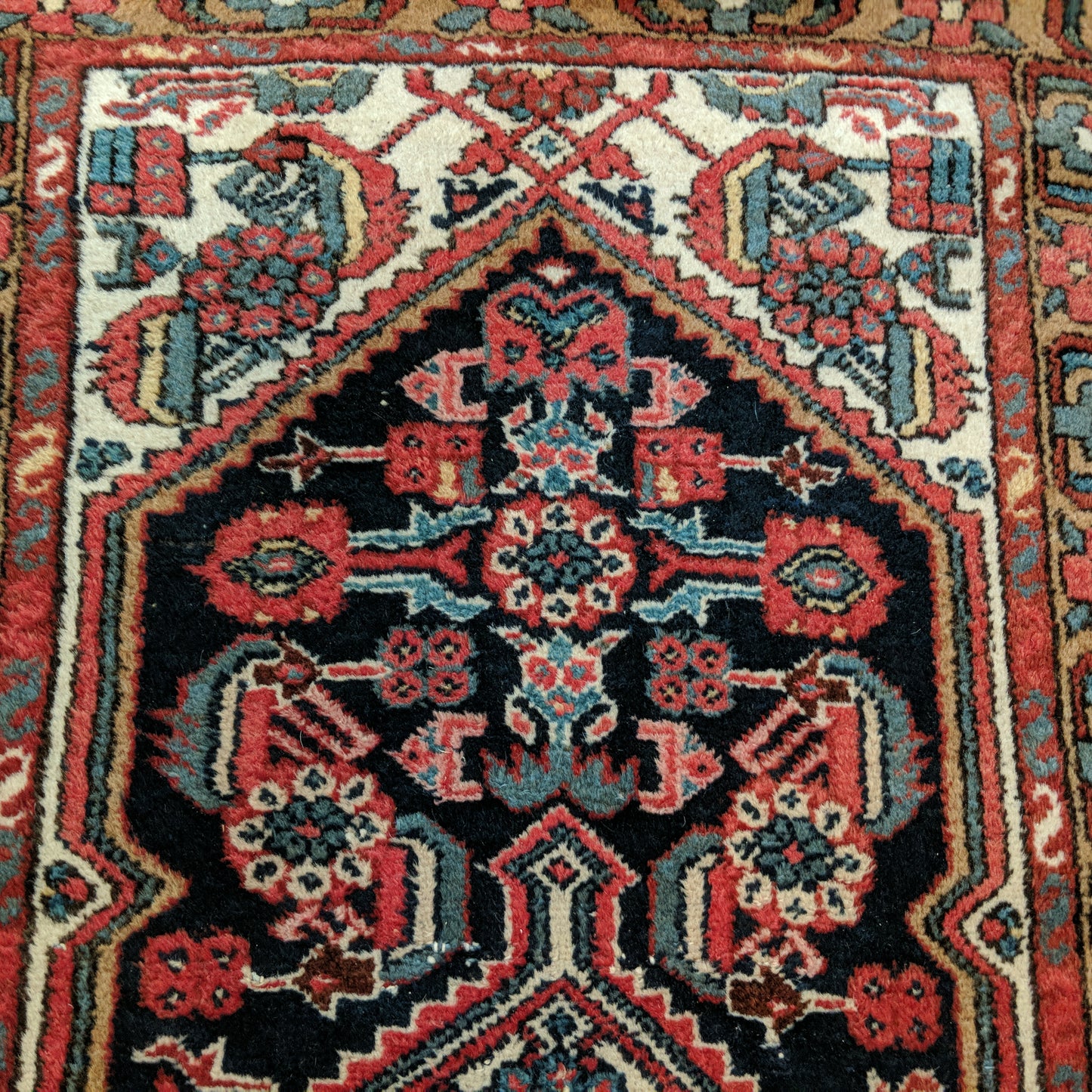 Vintage Rug, 2' 6 x 4' 2 Blue