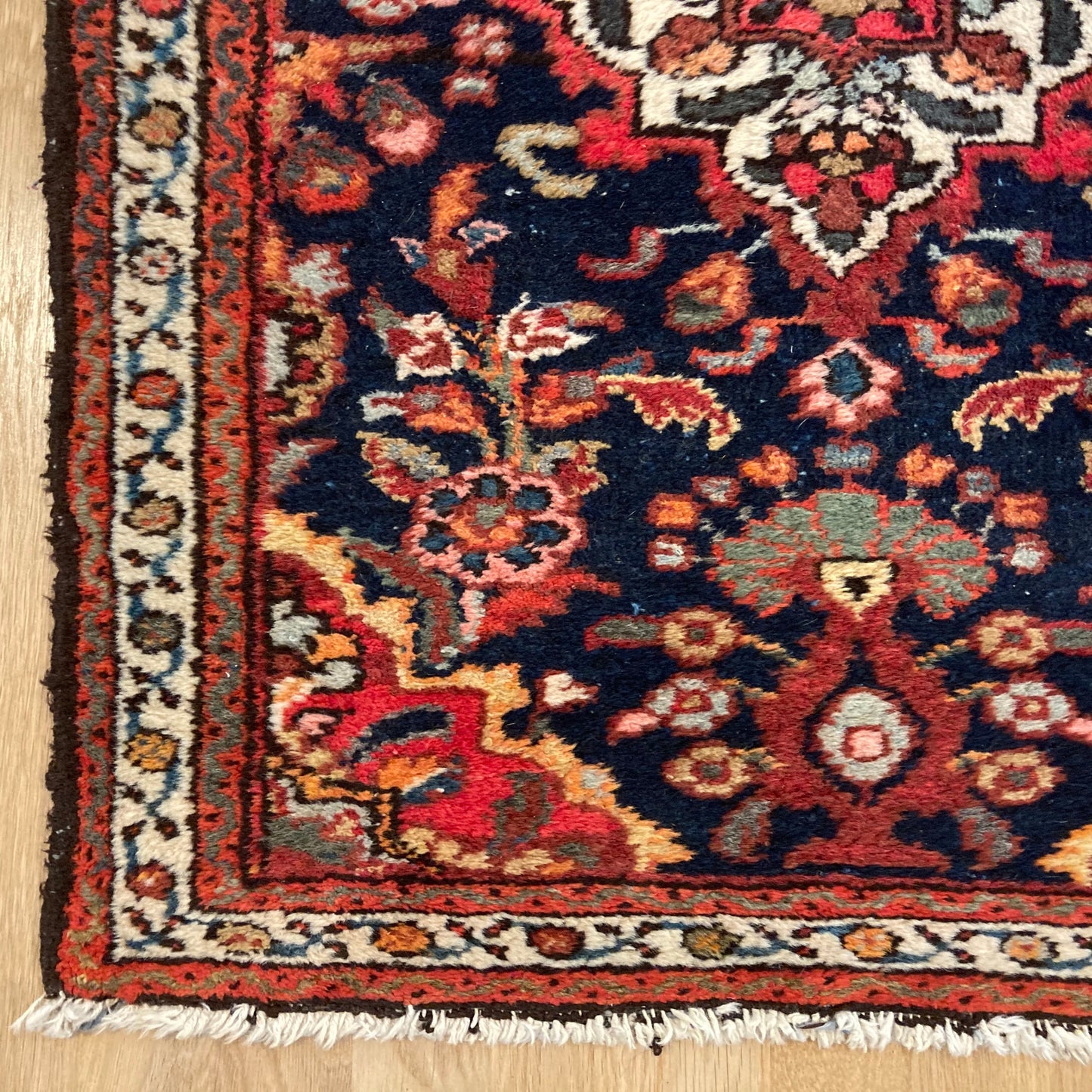 Vintage Rug, 2' 2 x 3' Blue