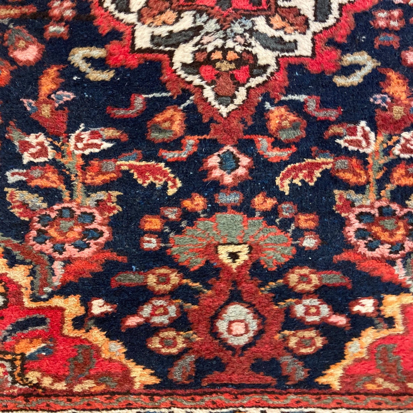 Vintage Rug, 2' 2 x 3' Blue