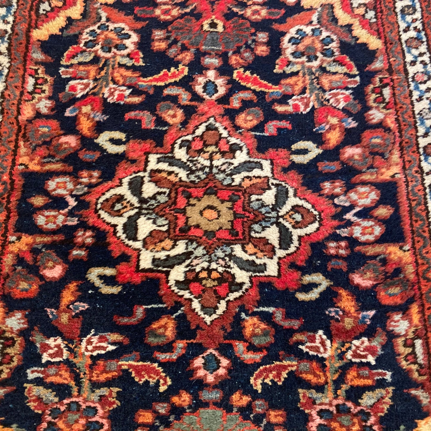 Vintage Rug, 2' 2 x 3' Blue