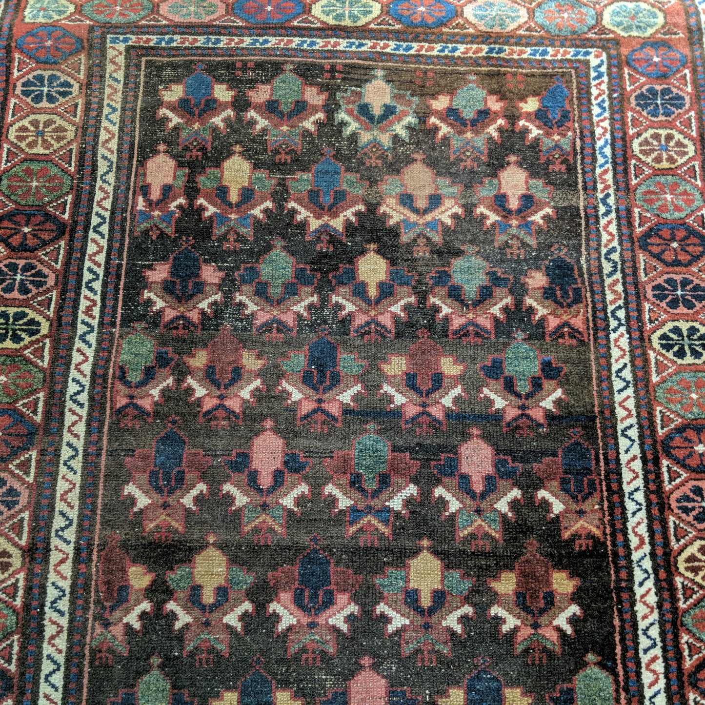 Vintage Rug, 3' 6 x 6' 10 Brown