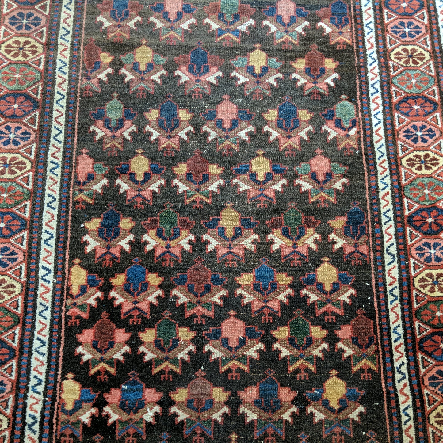Vintage Rug, 3' 6 x 6' 10 Brown