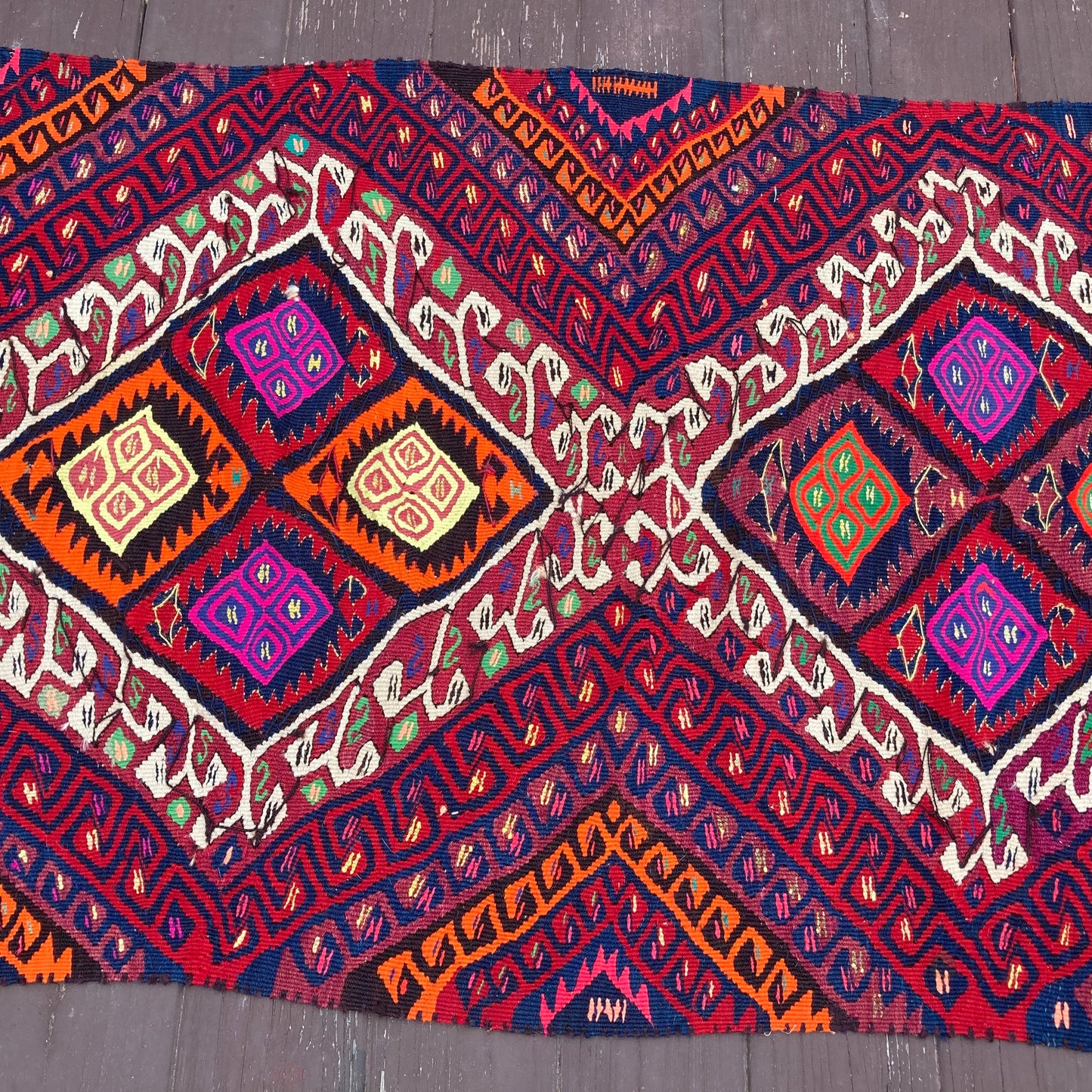 Turkish Rug, 2' 10 x 8' 4 Kilim