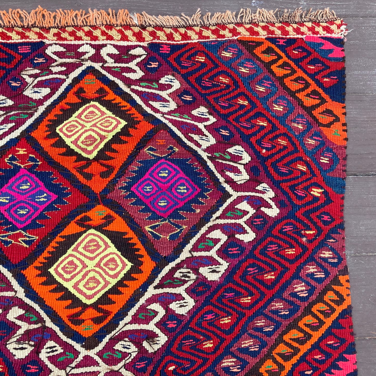 Turkish Rug, 2' 10 x 8' 4 Kilim